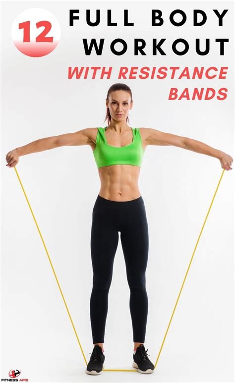 12 Full Body Resistance Band Exercises Resistance Band Exercises Band Workout Resistance Band