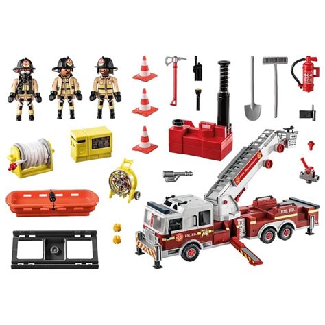 Playmobil City Action Camion de pompiers avec échelle 70935 Franc