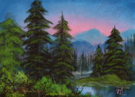 Bob Ross Island In The Wilderness S29 E1 By Kashiara On Deviantart