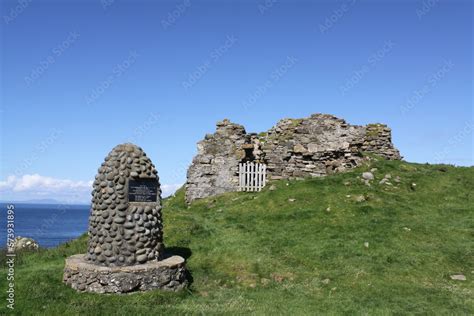 Duntulm Castle is a 14th century ruined castle in the Isle of Skye ...