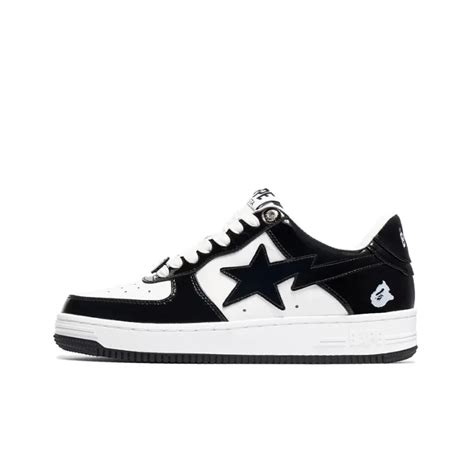 Bape A Bathing Ape Bape Sta Low Black Poizon