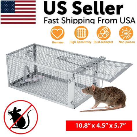 Usa Mouse Trap Rat Trap Rodent Trap Live Catch Cage Easy To Set Up And