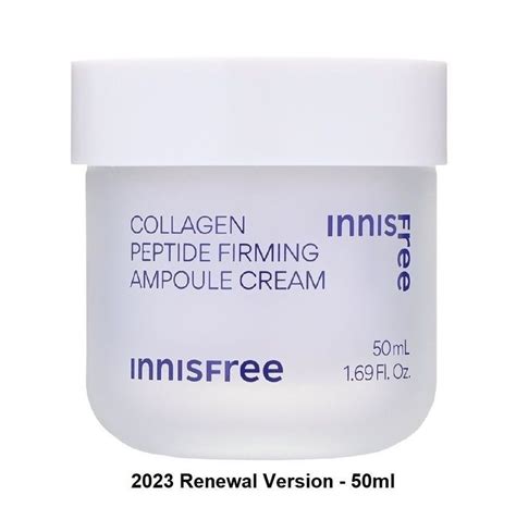 Innisfree укрепляющий ампульный крем с пептидами коллагена Collagen