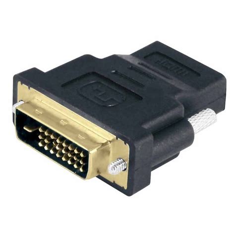 CON155 Adaptador DVI MACHO A HDMI Hembra