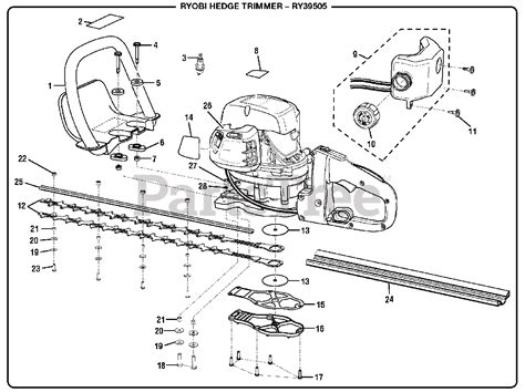 Ryobi Hedge Trimmer Parts Diagram | Webmotor.org