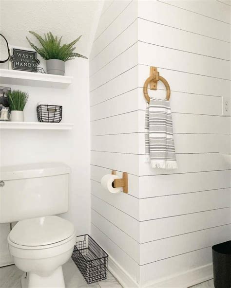 Shiplap Bathroom Shelf Décor Ideas Soul Lane