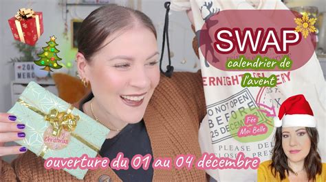 Swap Calendrier De Lavent 🎄🎅🏼du 01 Au 04 Décembre Avec Bb69721