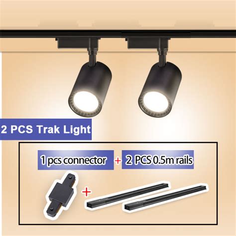 Canmeijia Set Led Track Light Rail Spots Lamp V V Spot Light