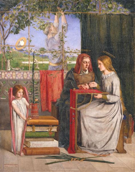 Dante Gabriel Rossetti The Girlhood Of Mary Virgin 18489 Dante