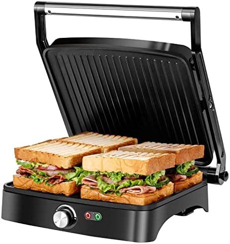 Aigostar Samson Parrilla El Ctrica Grill Panini Sandwichera W