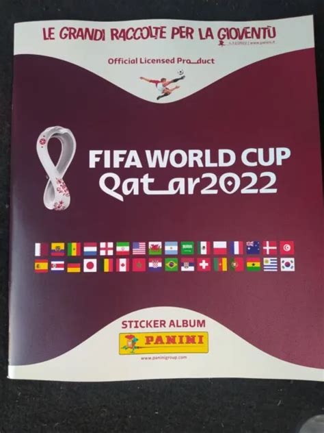 Panini Fifa World Cup Qatar Album Vuoto Con Figurine Omaggio