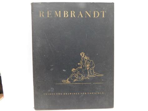 Vintage REMBRANDT Drawings for The Bible Collotype Facsimiles 1947 Portfolio | #2015132905