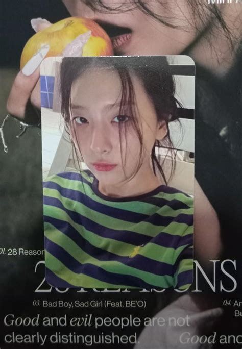 Wts Red Velvet Seulgi Photocard Reason Album Special Version