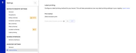 Label Printing with Zebra Browser Print – Benchling