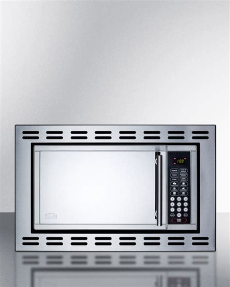 Summit Otr24 24 Inch Built In Microwave Oven With 900 Cooking Watts Convenient Cook Menu Speed