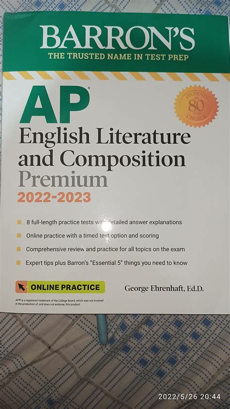 Buy Ap English Literature And Composition Premium Prep Book With