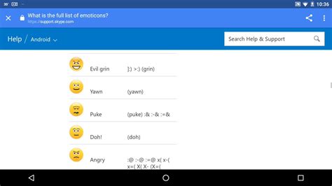 Full list of skype emojis - daxnordic
