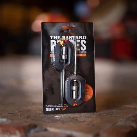 The Bastard Bluetooth Thermometer Pro Probes Pcs Black And Blue Bbq