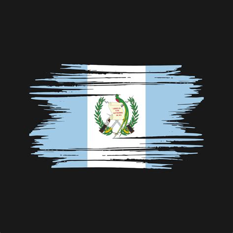 Guatemala Flag Brush Strokes. National Flag 11246857 Vector Art at Vecteezy