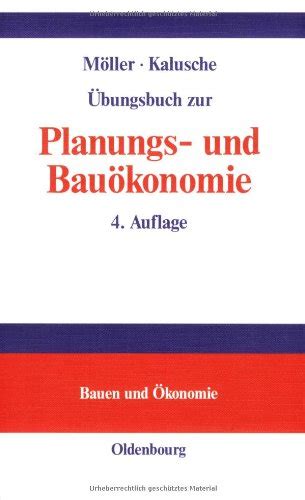 Amazon Co Jp Planungs Und Bauoekonomie Uebungsbuch Wirtschaftslehre