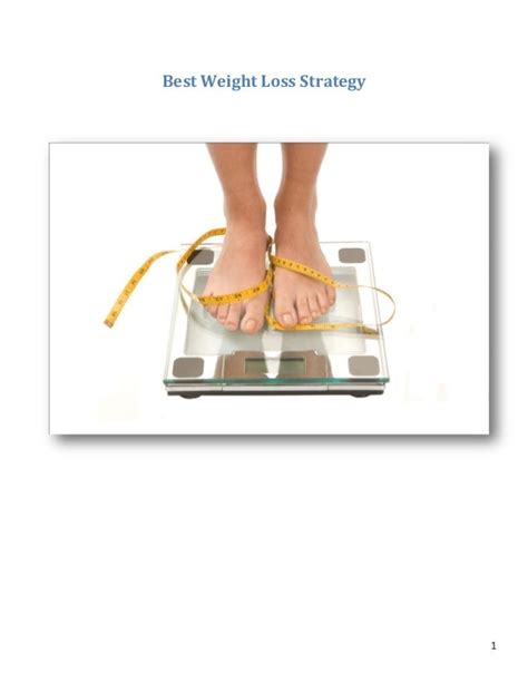 Best Weight Loss Strategy