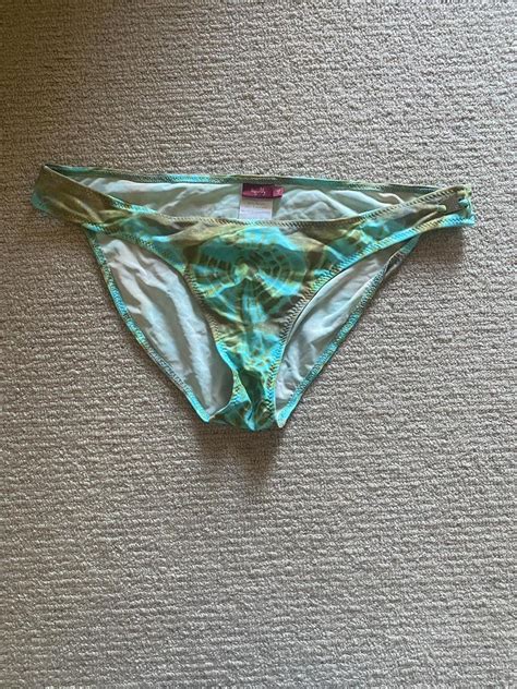 Teal Vintage Tiger Lily Bikini Bottom Tigerlily Depop