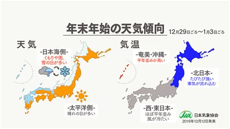 年末年始は冬型の気圧配置が続き、北日本は局地的に大雪の恐れ Jwaニュース 日本気象協会