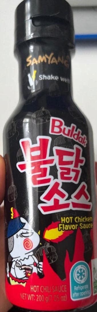 Соус острый Hot Chicken со вкусом курицы Булдак Samyang калорийность пищевая ценность