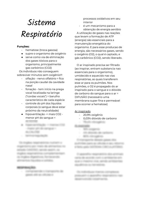 Solution Sistema Respirat Rio Studypool