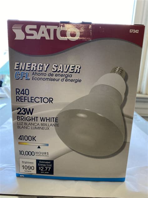 Satco S Watt Medium Base R Reflector K V Replaces W