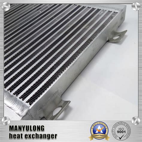 Aluminum Plate Fin Heat Exchanger Oiled Cooling System Plate Fin Heat