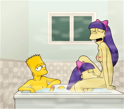 Hentai Busty Bart Simpson Breasts Erect Nipples Erect Penis