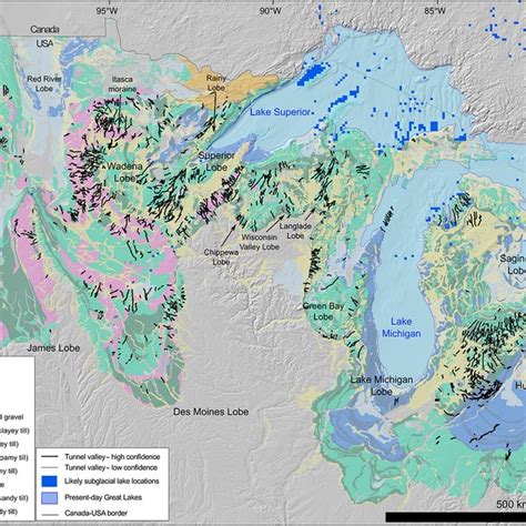 Location map showing the Last Glacial Maximum (LGM) extent (blue line ...