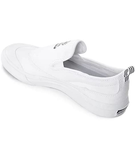 Adidas Matchcourt White Slip On Shoes Zumiez