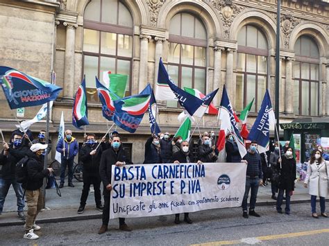 Flash Mob Di Fratelli D Italia In Difesa Di Imprese E Partite Iva