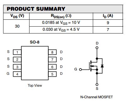 B Datasheet N Channel Mosfet Si Bdy Vishay