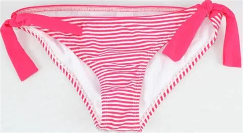 Bikini Pieza Rayado Color Rojo Stilo Tv Mercadolibre