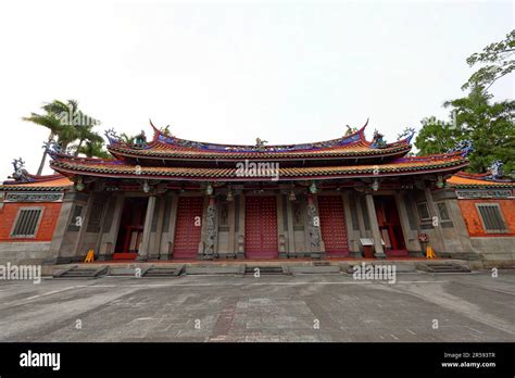 Taipei Confucius Temple, a Confucian temple featuring traditional architecture in Taipei, Taiwan ...