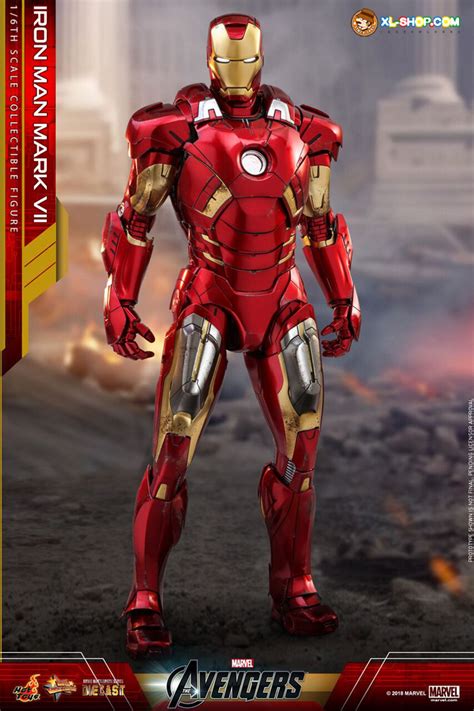 Hot Toys Mms D The Avengers Th Scale Iron Man Mark Vii Collectible Figure
