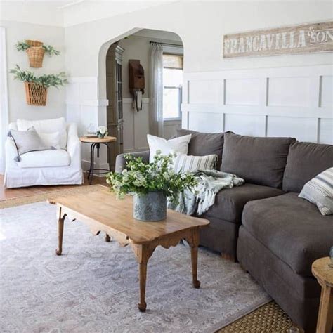 Brown And Gray Living Room Layered Rugs Soul Lane