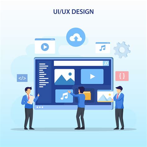 Ui Ux Design Concept Creating An Application Design Content And Text