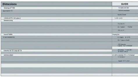 Samsung TV Dimensions Guide - Find Ideal Sizes