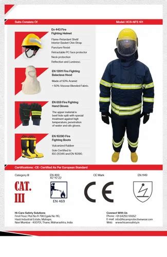 Ifr Fabric Flare Defend Fire Fighting Suit Size Large At