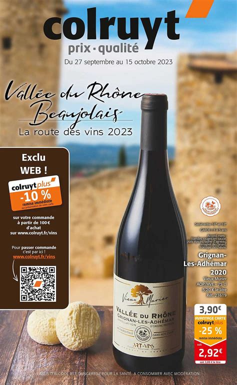 Promo Grignan Les Adh Mar Chez Colruyt Icatalogue Fr