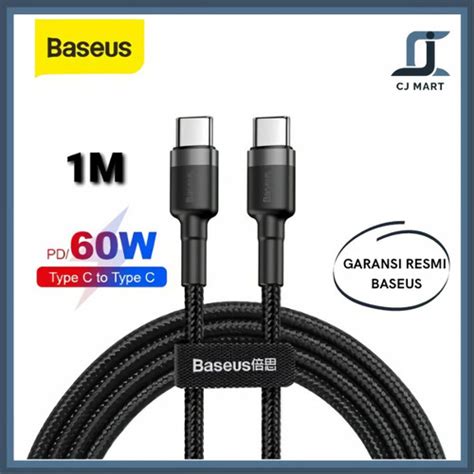 Promo Baseus Kabel Data Type C To Type C Pd 20 60w Fast Charging 1m Bdg 1 Meter Kota