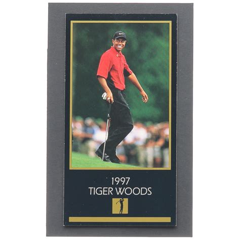 Tiger Woods 1997-98 Grand Slam Ventures Masters Collection #1997 XRC