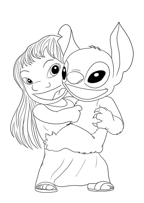 Lilo Si Stitch De Colorat P Dibujo De Stich Lilo Y Stitch Dibujo The