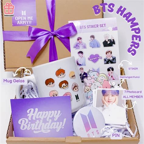 Jual Hampers Bts Army Kado Ulang Tahun Wisuda Anniversary Kpop