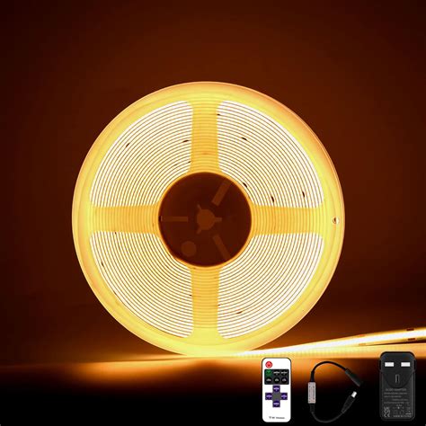 Berixdeep Cob Led Strip Light Kits Warm White K Cri M Super