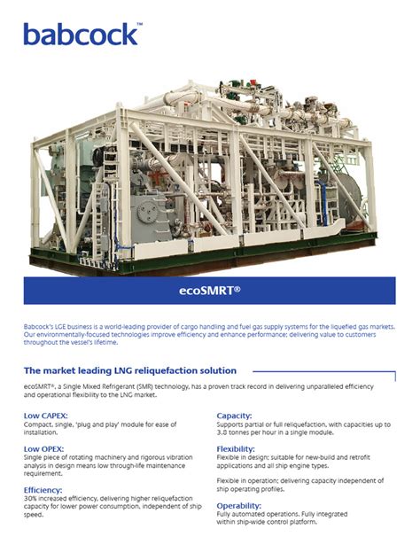 Lge Brochure Ecosmrt™ Pdf Liquefied Natural Gas Sustainable